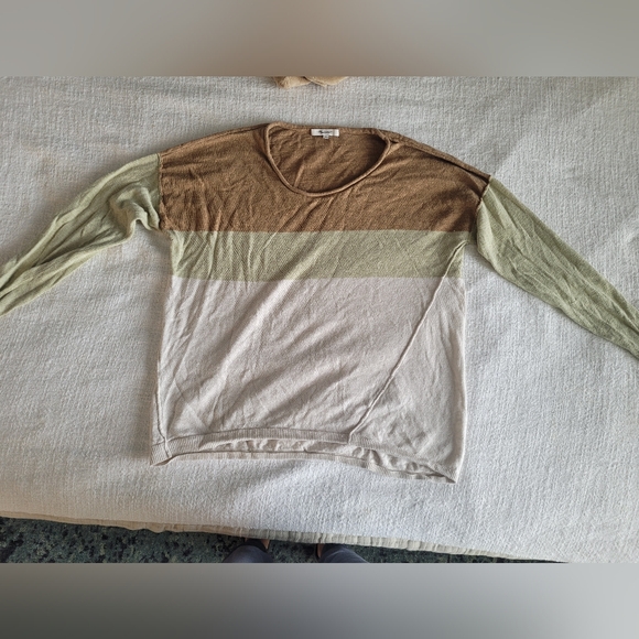 Madewell color block sweater, size small - Picture 2 of 4